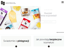 Tablet Screenshot of kosmetykiaa.pl